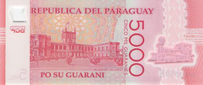 5000 Guaranies p234a 2011